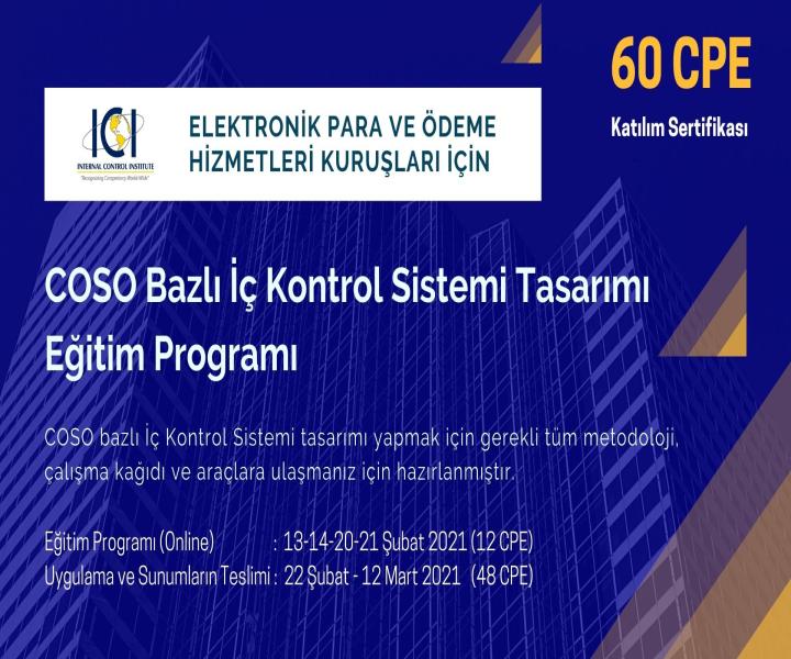 COSO Bazlı İç Kontrol Sistemi Tasarımı Eğitim Programı